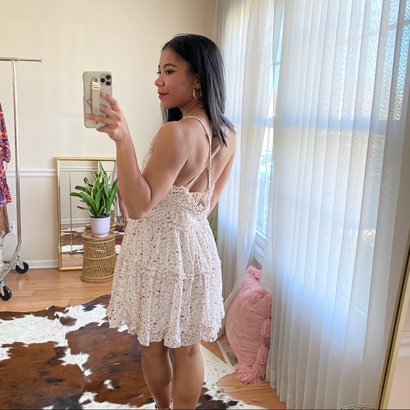 BaeVely Spring Fling Mini Ruffle Dress M - Picture 5 of 10